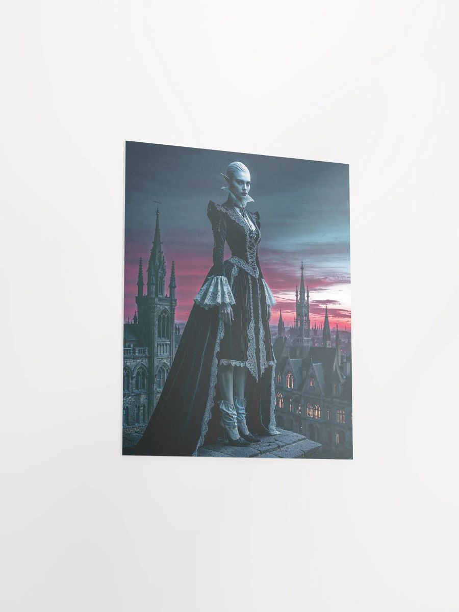 Gothic Crimson Dusk Matte Poster product image (23)