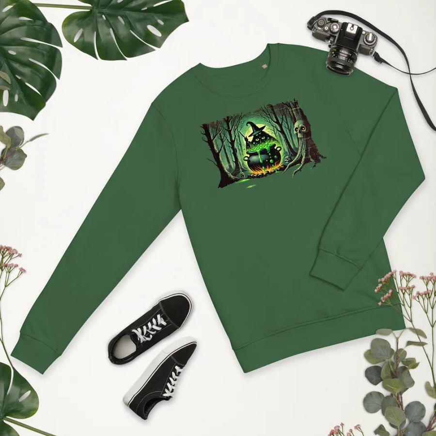 Cauldron Monster Unisex Organic Sweatshirt product image (28)
