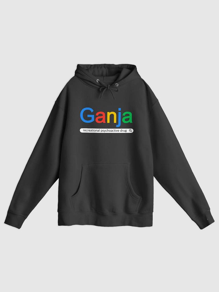 Ganja Search Engine w Back Black Hoodie product image (2)