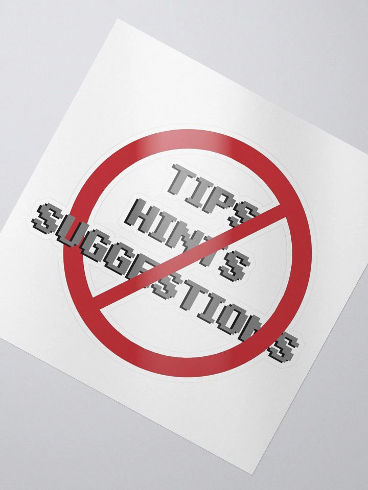 No Help Needed Sticker! product image (2)