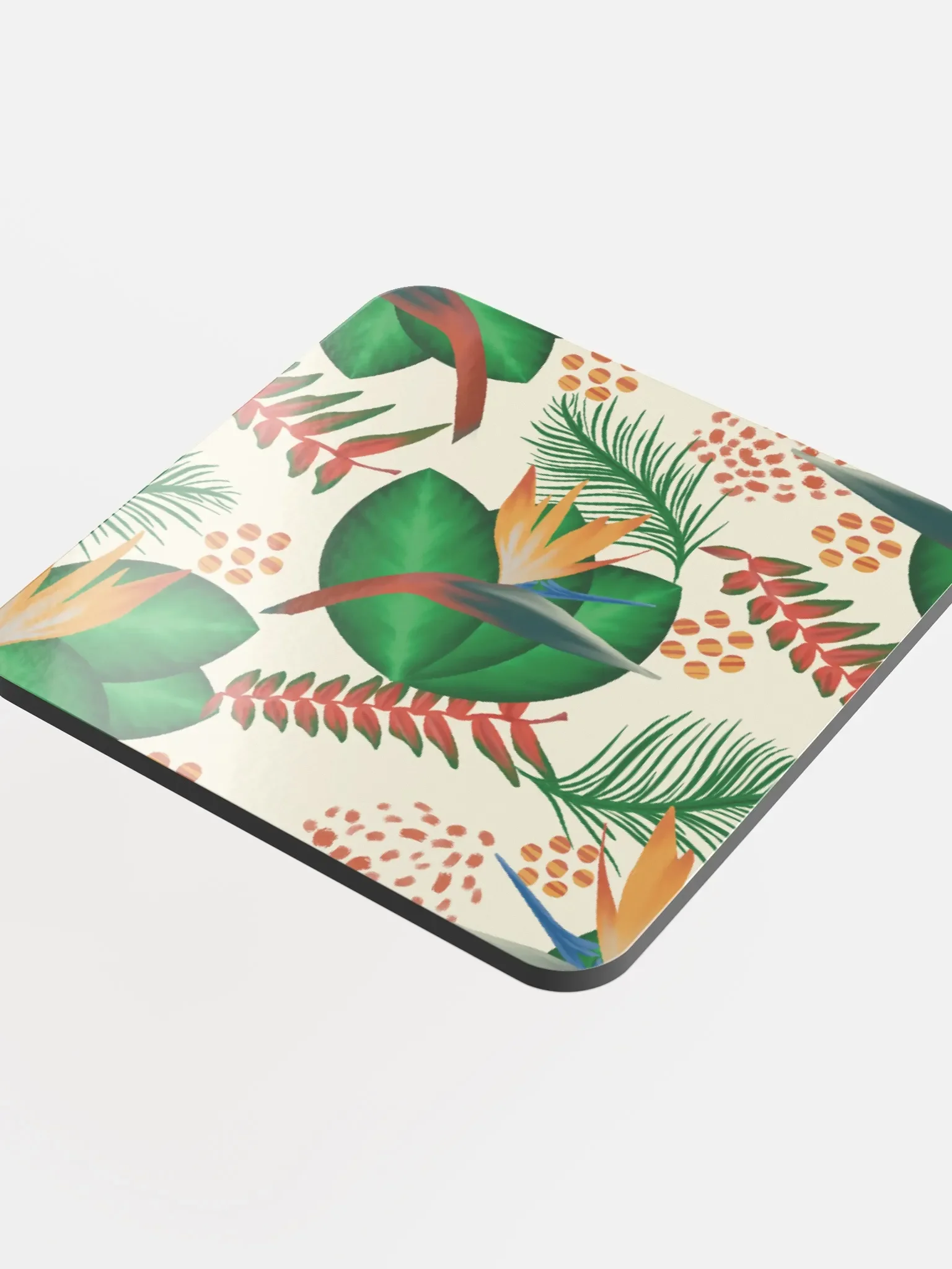 El Yunque Tropical Rainforest Beige Coasters product image (4)