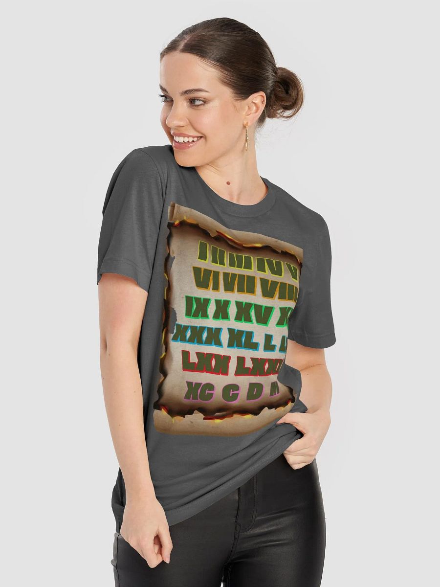 Roman Numeral Artistic Design T-shirt product image (50)