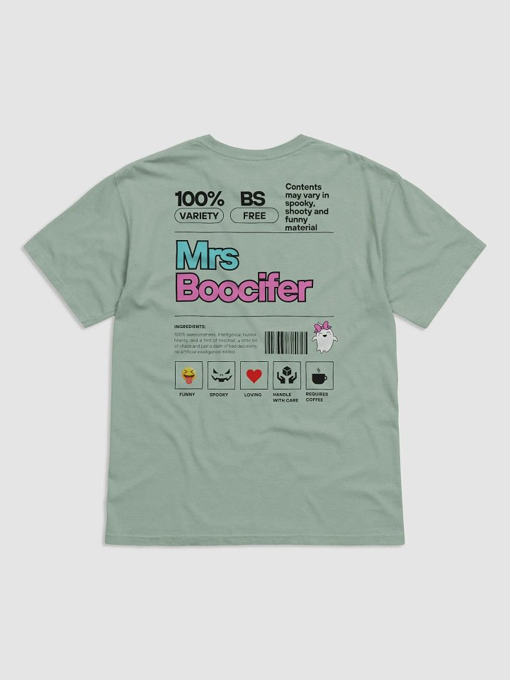 Mrs Boo ingredients shirt product image (19)