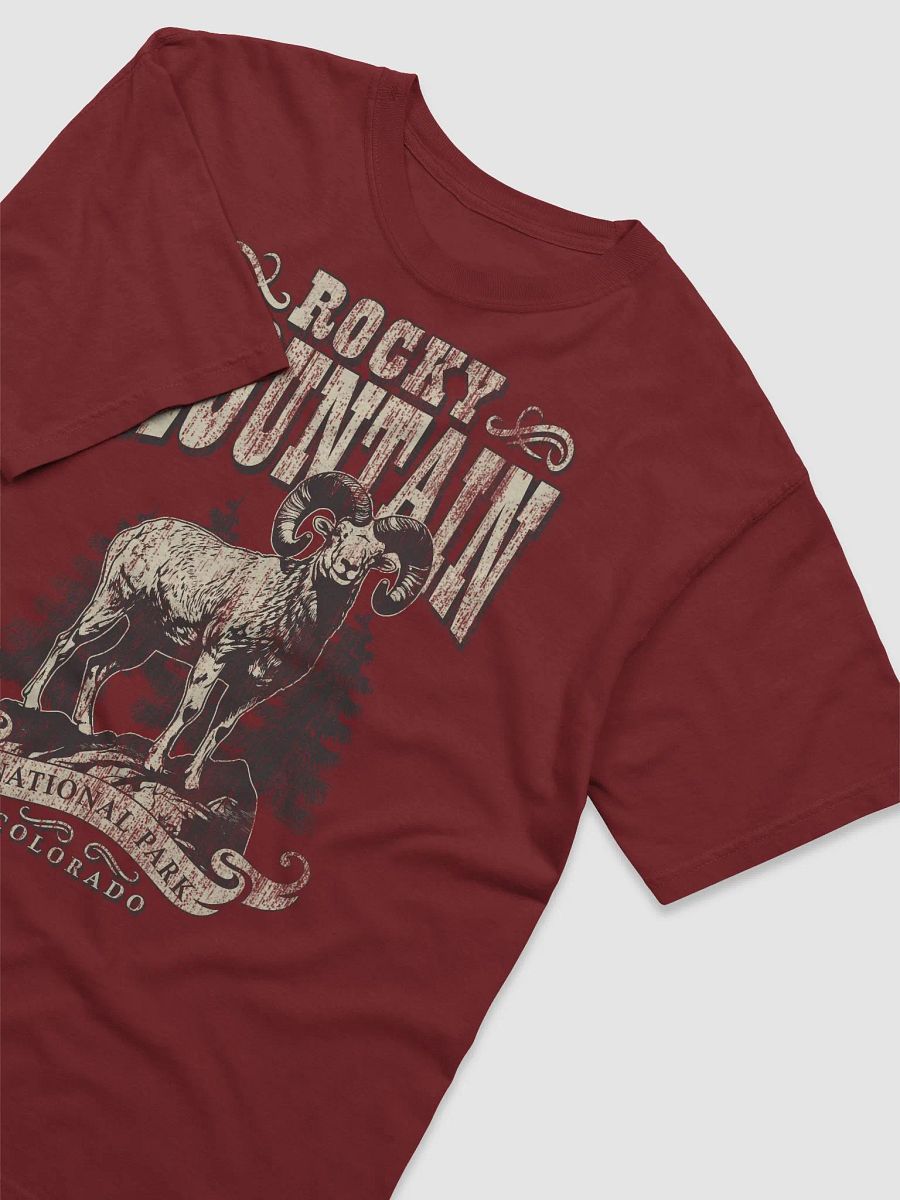 Rocky Mountain National Park, Colorado Tee | Vintage-Style Grunge Western Shirt of a Bighorn Sheep product image (13)