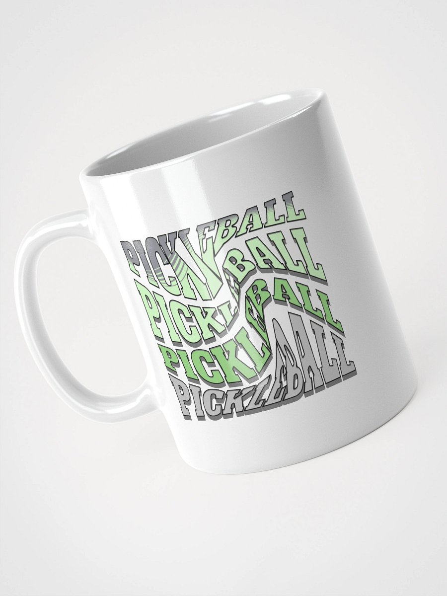 Swirl Pickleball Wave White Glossy Mug product image (2)