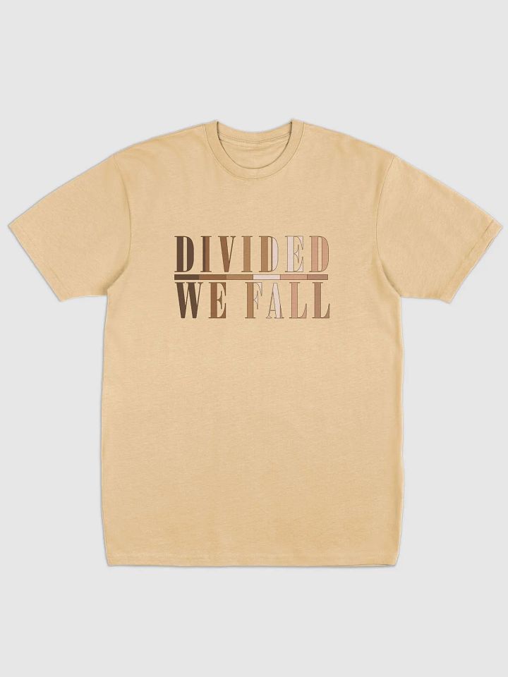 Divided We Fall - Skin Colour Two - Cotton Heritage Men's Premium Heavyweight Tee product image (2)