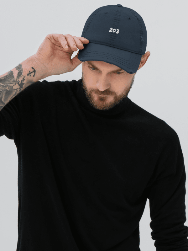 Connecticut Area Code Hat by Alexa Curtis – 860 or 203 product image (5)