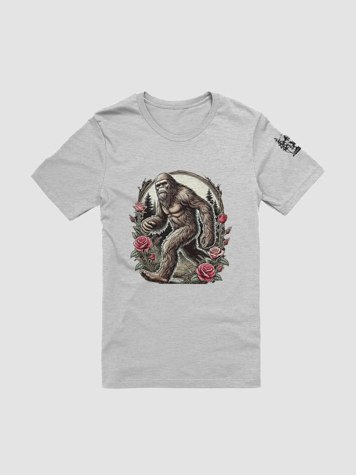 BIGFOOT AND FLOWERS T-SHIRT - FRONT DESIGN product image (1)