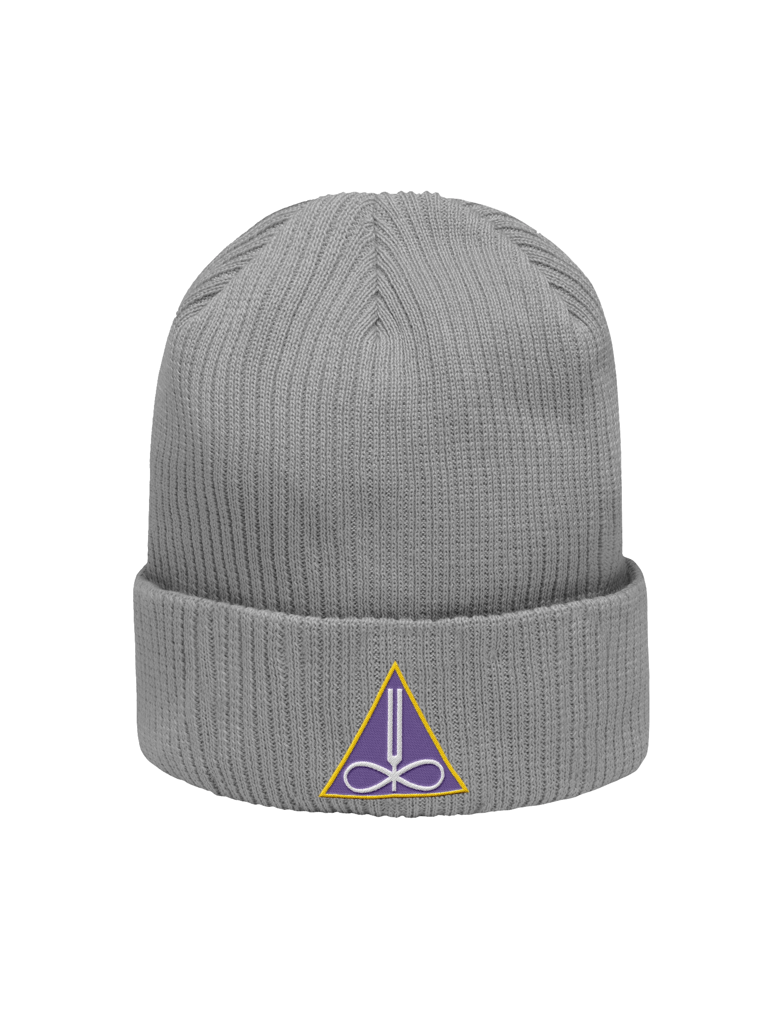 Thinkroot Energy Triangle Organic Beanie Hat (Embroidered) product image (3)