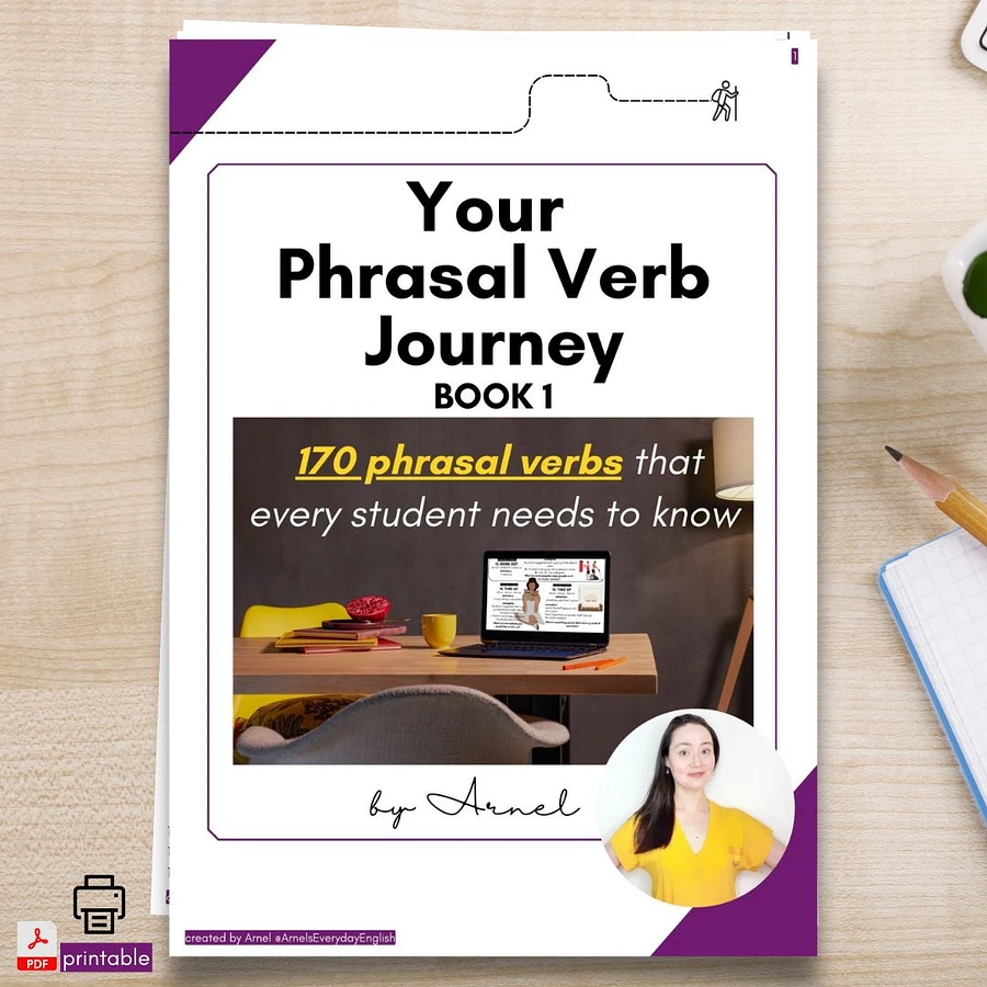 PDF - Your Phrasal Verb Journey | 170 phrasal verbs that every student needs to know - BOOK 1 product image (1)