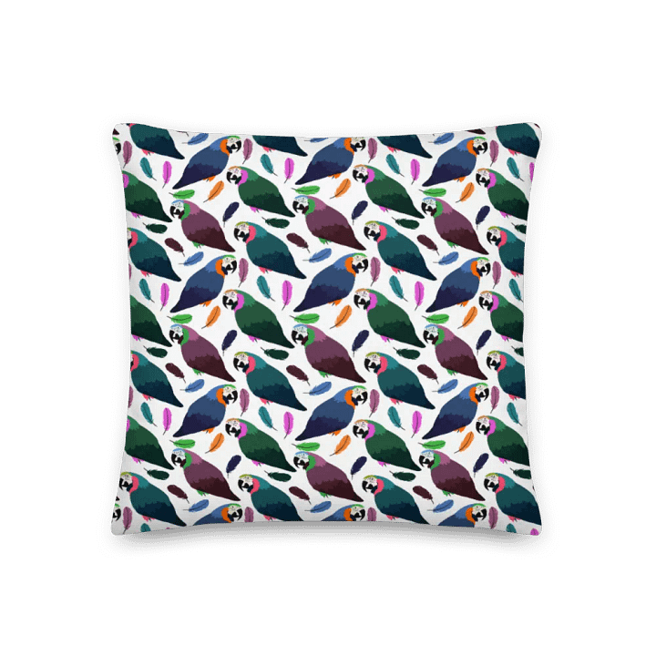 Vibrant Parrot Paradise Pillow product image (3)