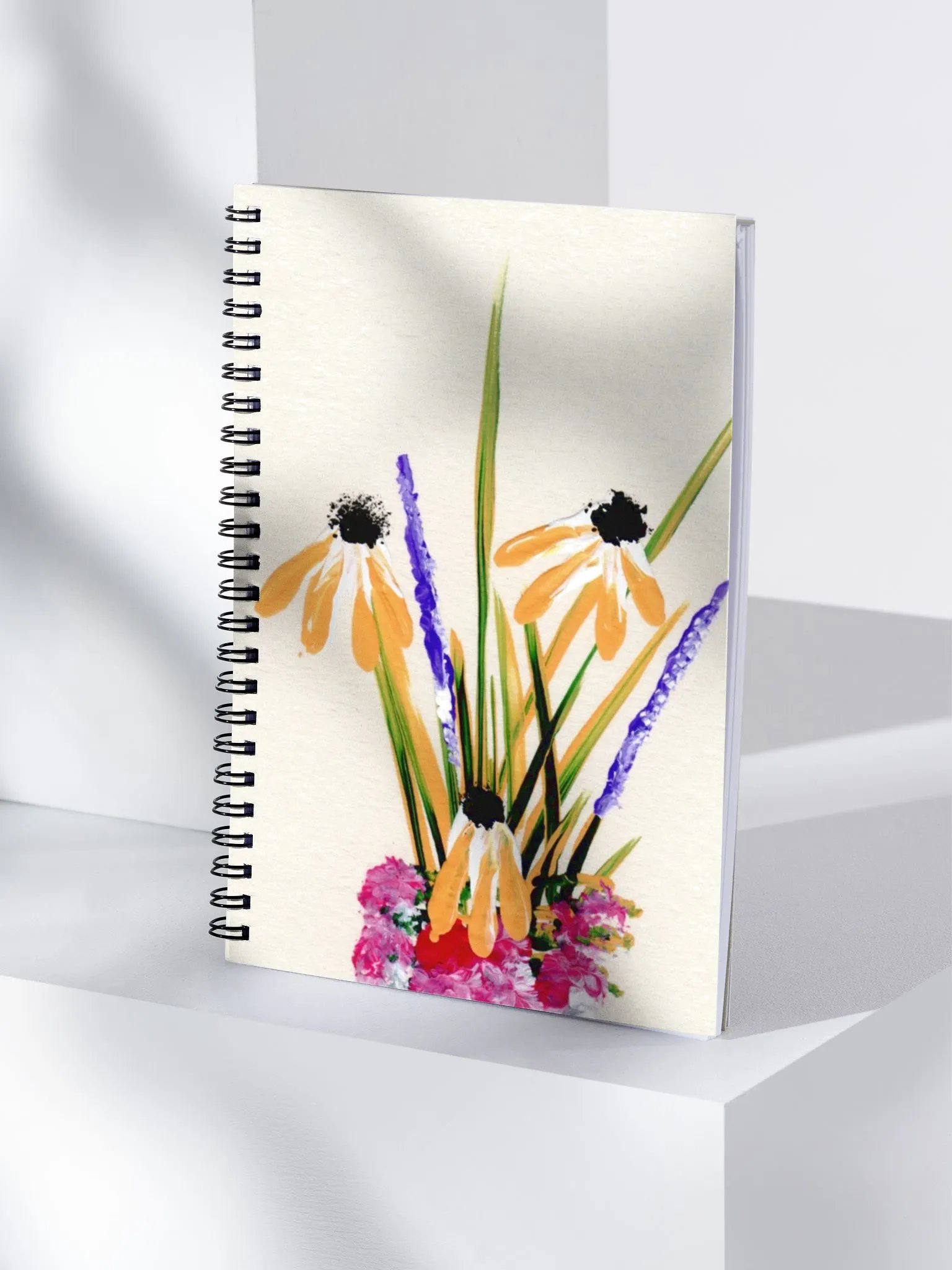 Daisy Floral Bliss Spiral Notebook product image (1)