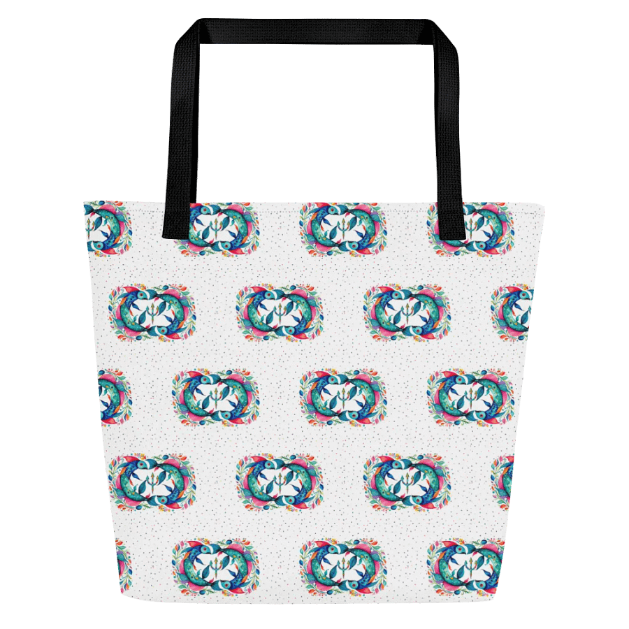 Pisces, Neptune & Pisces, White Tote product image (1)