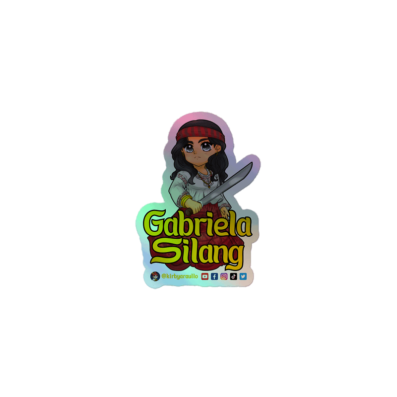 Gabriela Silang Hologram Sticker
