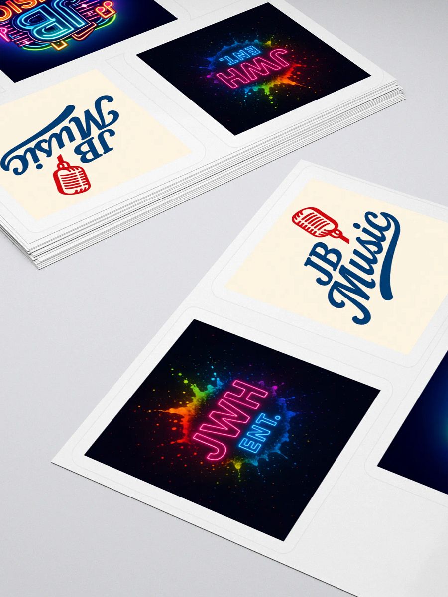Neon Music Logo Sticker Pack product image (8)