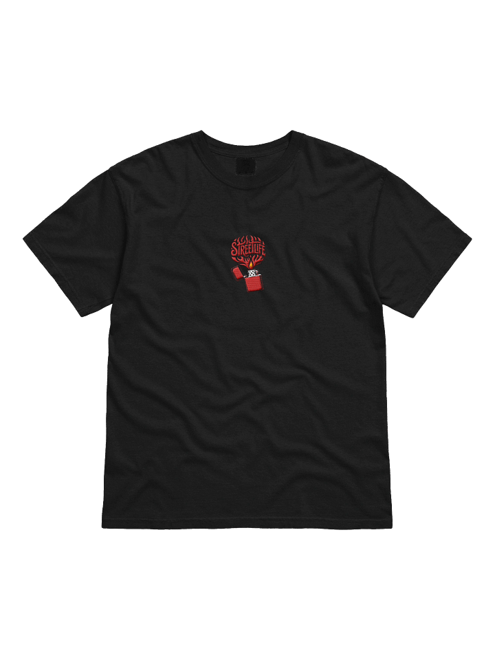 Streetlife Flame Lighter Illustration T-Shirt product image (1)