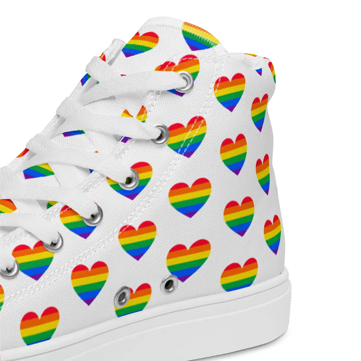Rainbow Heart High Tops product image (1)