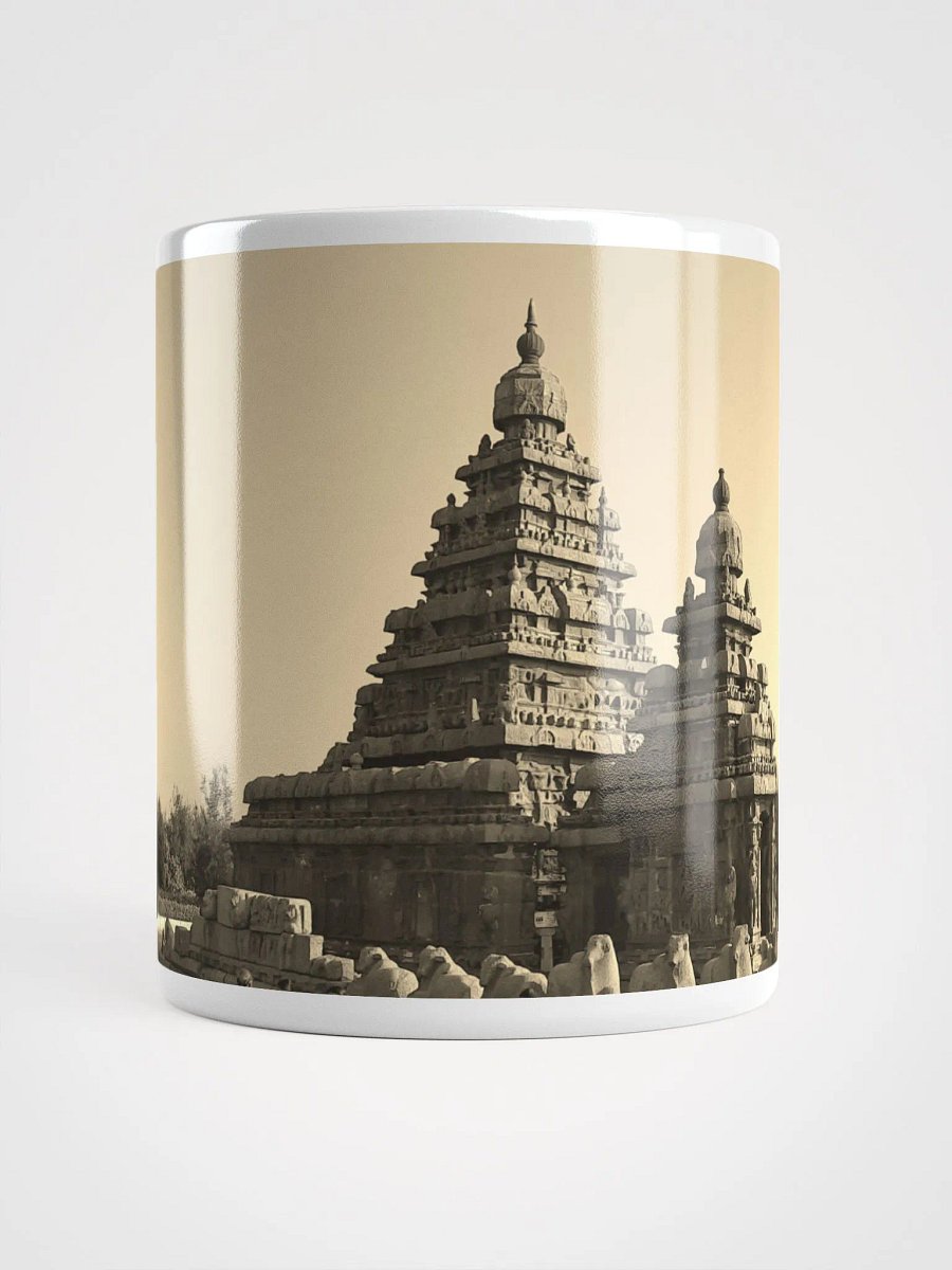 White Glossy Mug : Shore Temple product image (1)