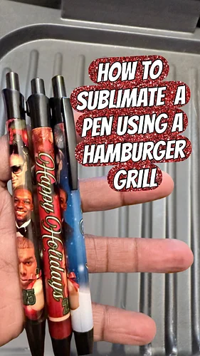 Checkout how I sublimated this Pen using a Hamburger Grill I purchased from Goodwill for $1

#goodwillfinds #sublimation #diy...