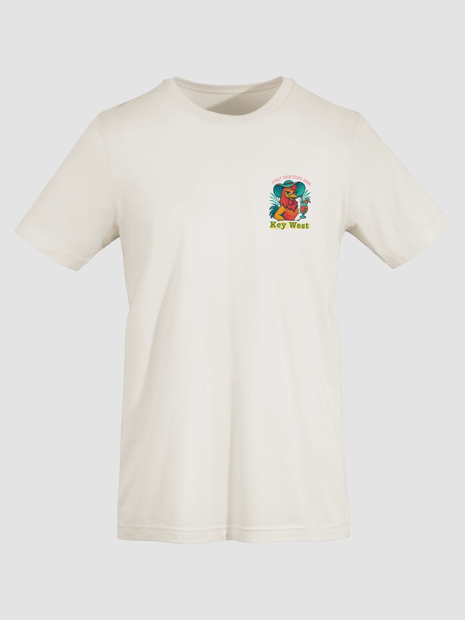 Key West Strut Your Stuff, Babe T-shirt Unisex Ultra-Soft Rooster Tee product image (68)