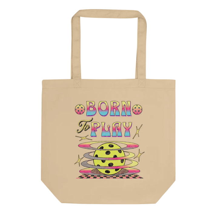 Born To Play Pickleball Playful Spin Tote Bag product image (1)