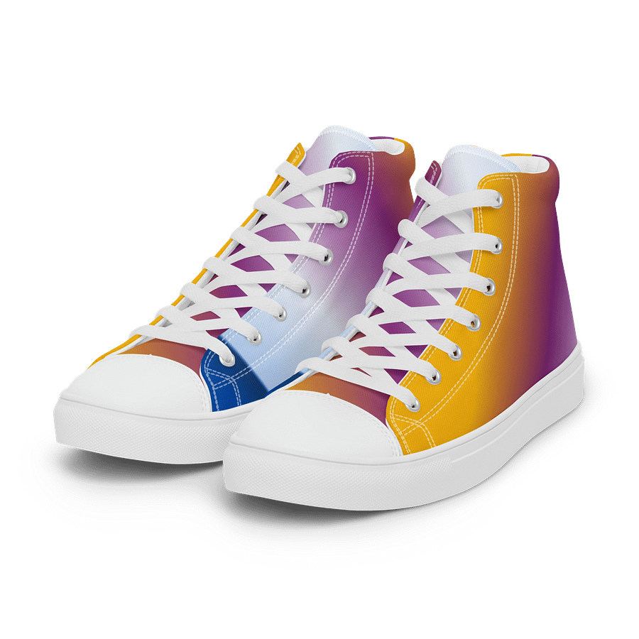Gradient Vibes Men's High Tops product image (16)