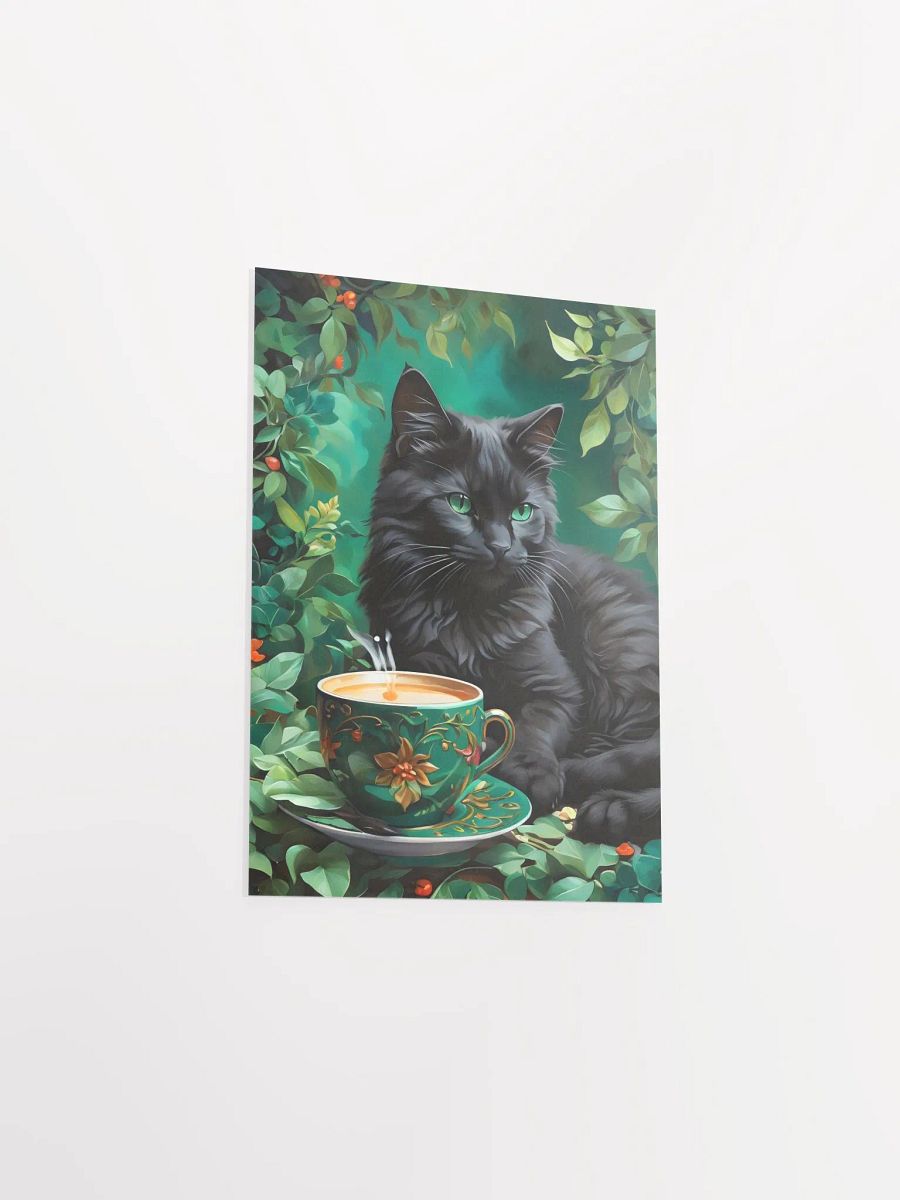 Cat & Tea Tranquility Poster product image (11)