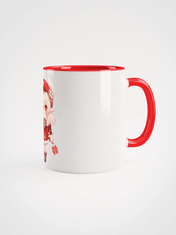 Klee Genshin Impact Ceramic Mug – Red Handle & Interior product image (2)