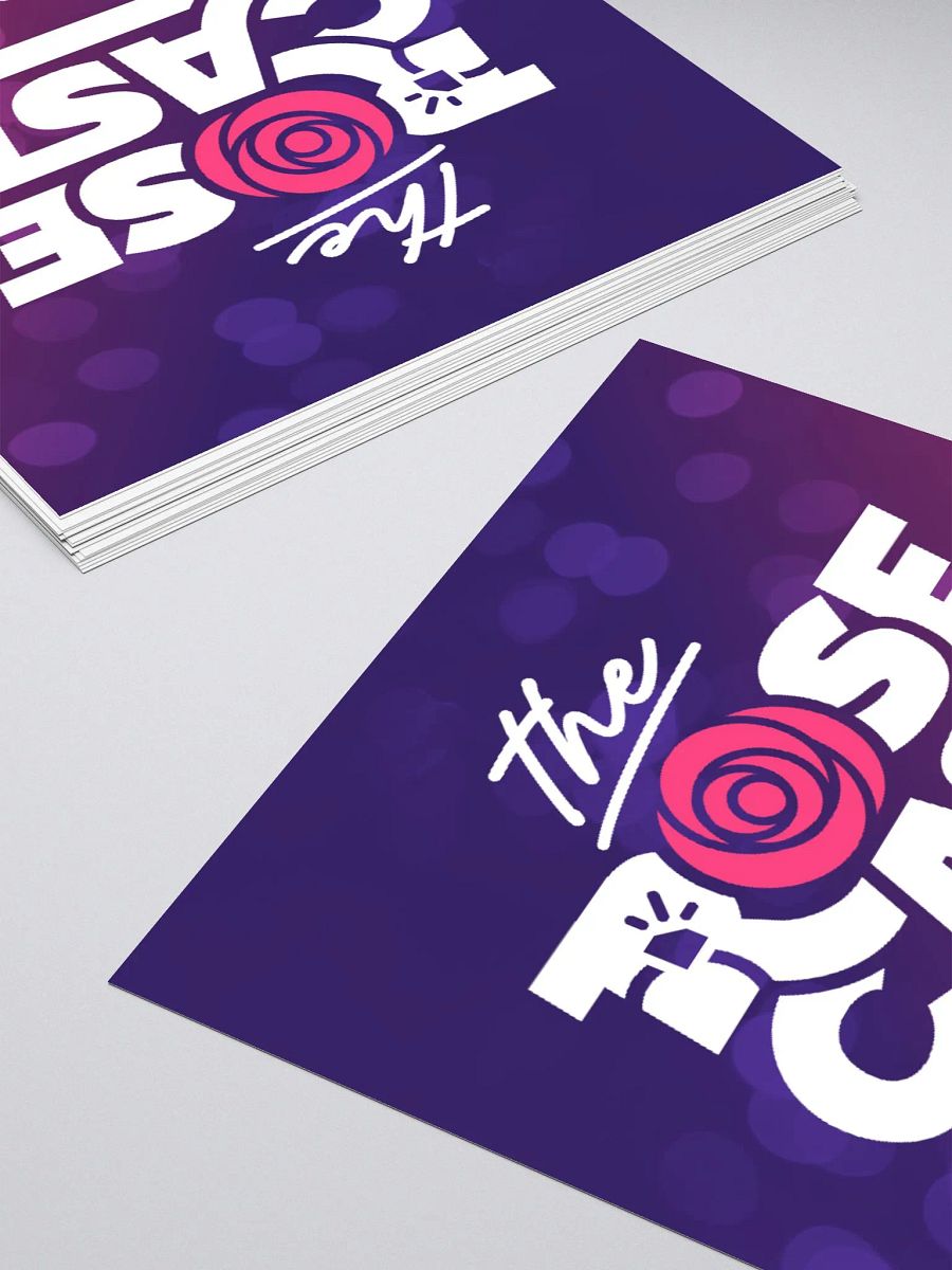 Rosecast Cover Art Sticker product image (12)