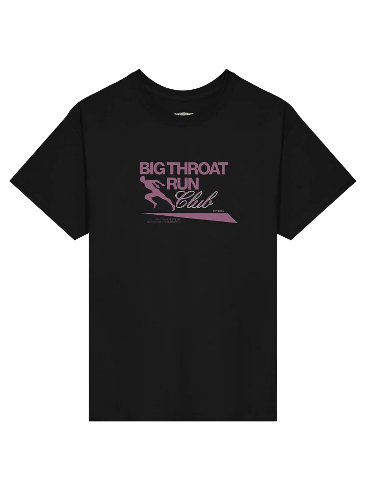 Big Throat Run Club (Black Tee) product image (1)