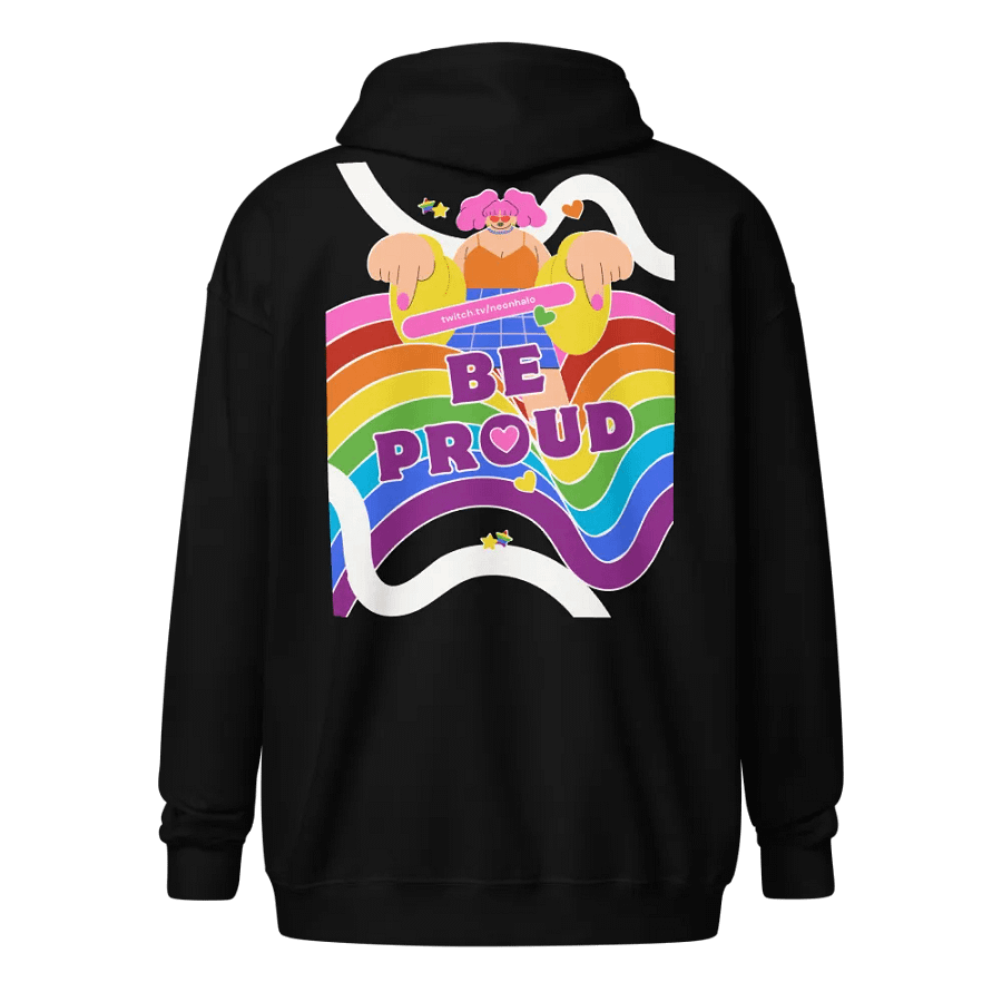 Be Proud Zip-Up Hoodie product image (7)