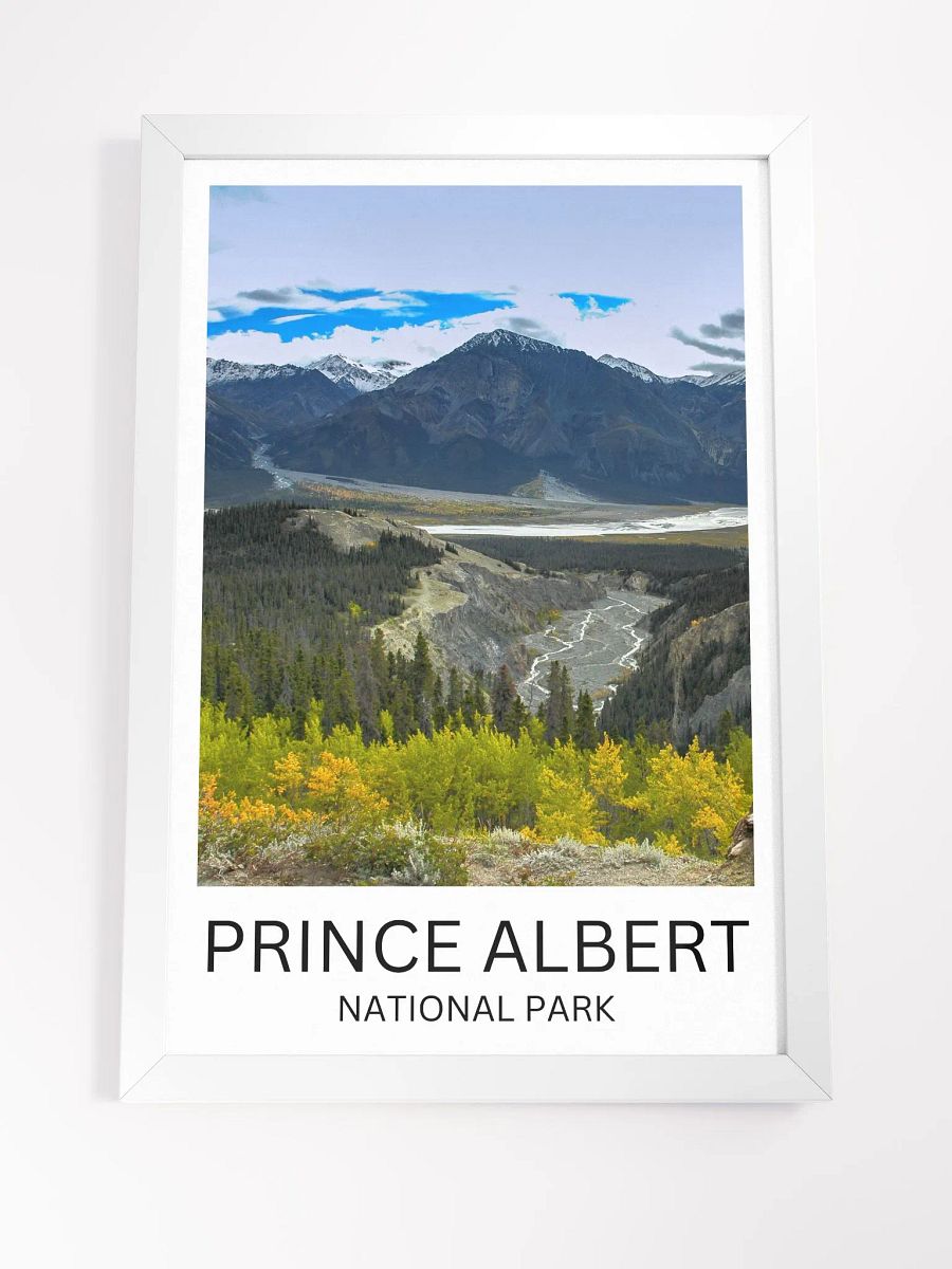 Prince Albert National Park Matte Framed Poster product image (19)