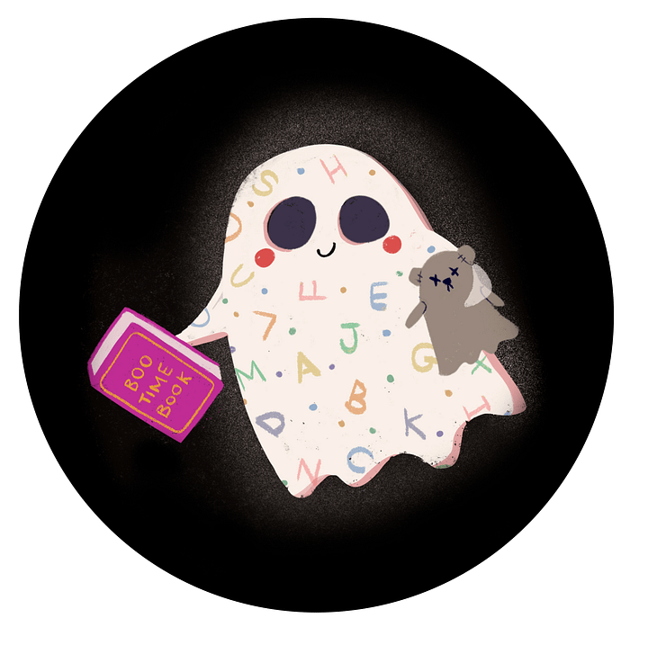 Little Ghost Bedtime - Greeting Card product image (2)