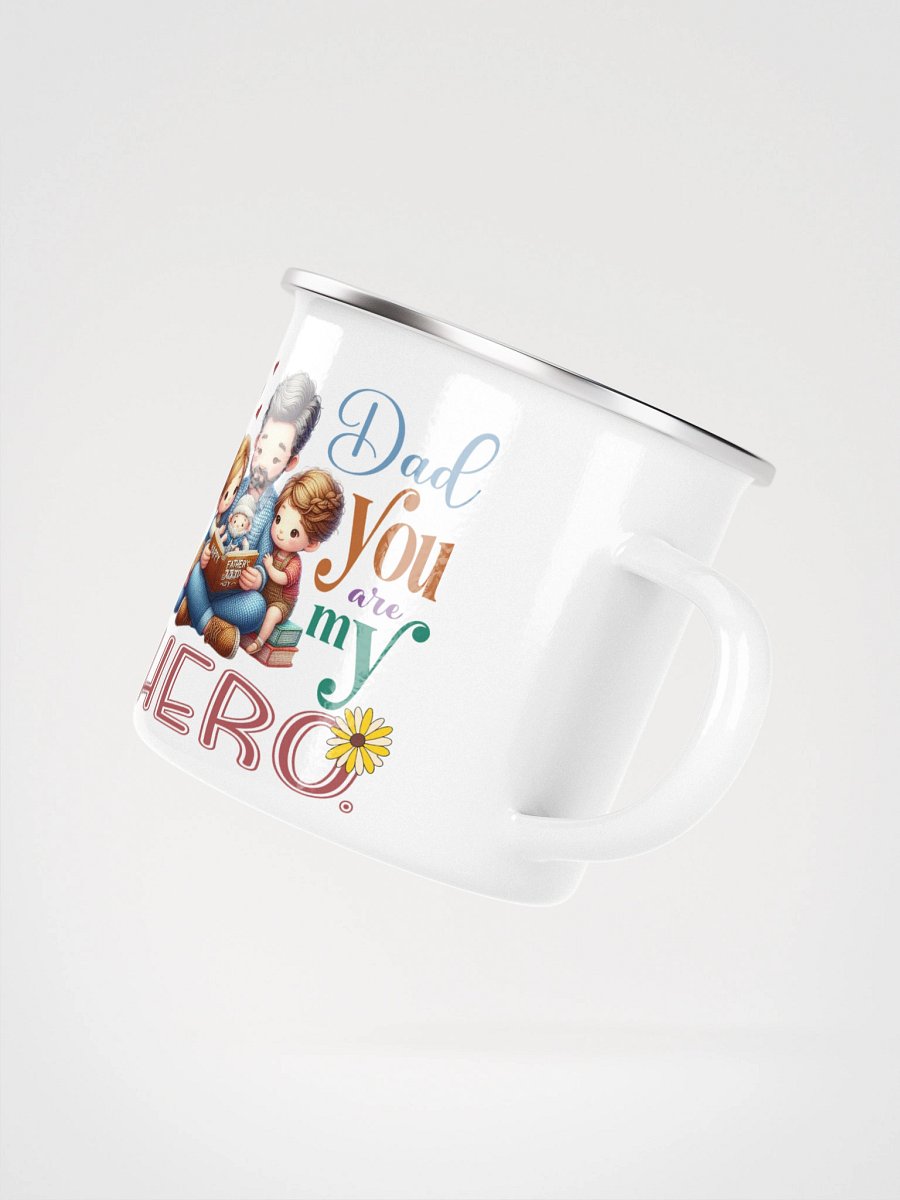 Dad You are my Hero Enamel Camping Mug product image (3)