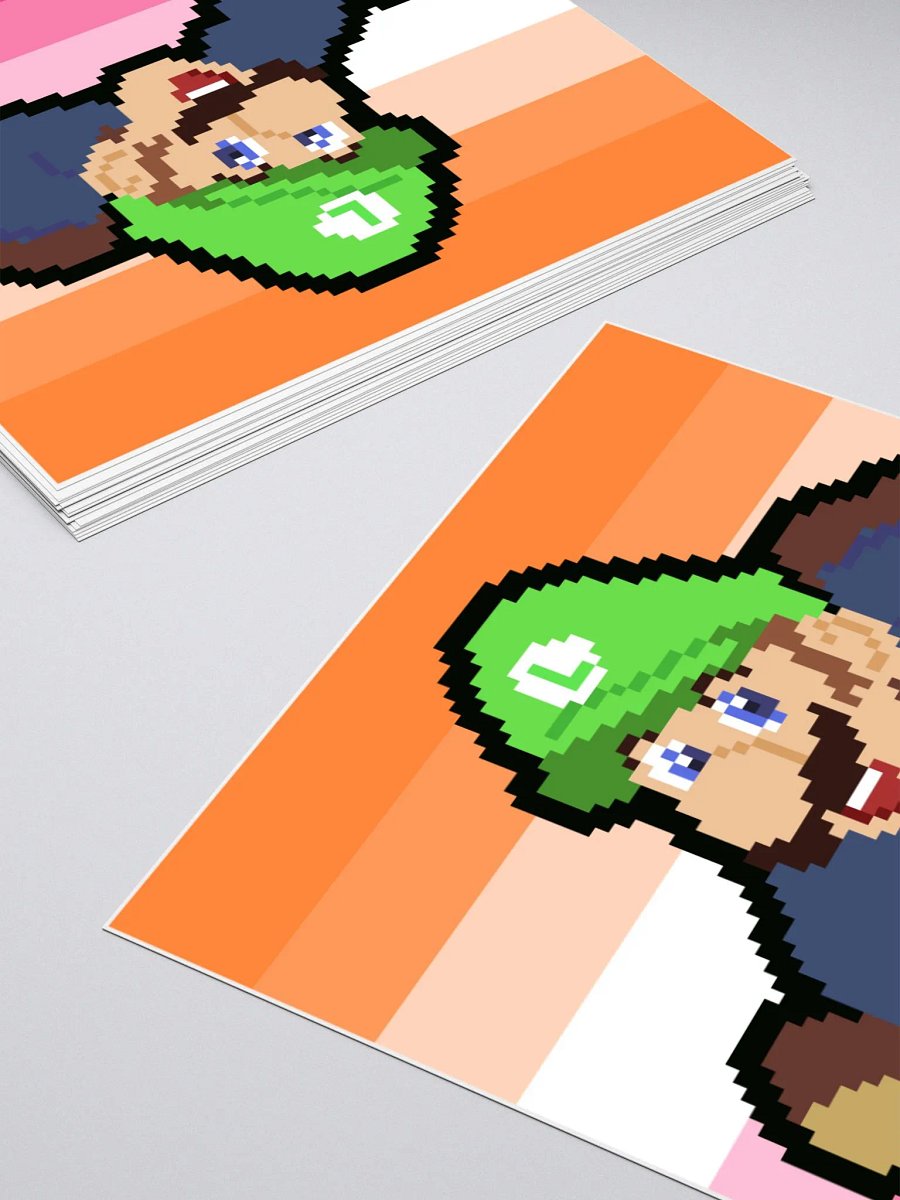 Lesbian Luigi /// Sticker product image (10)