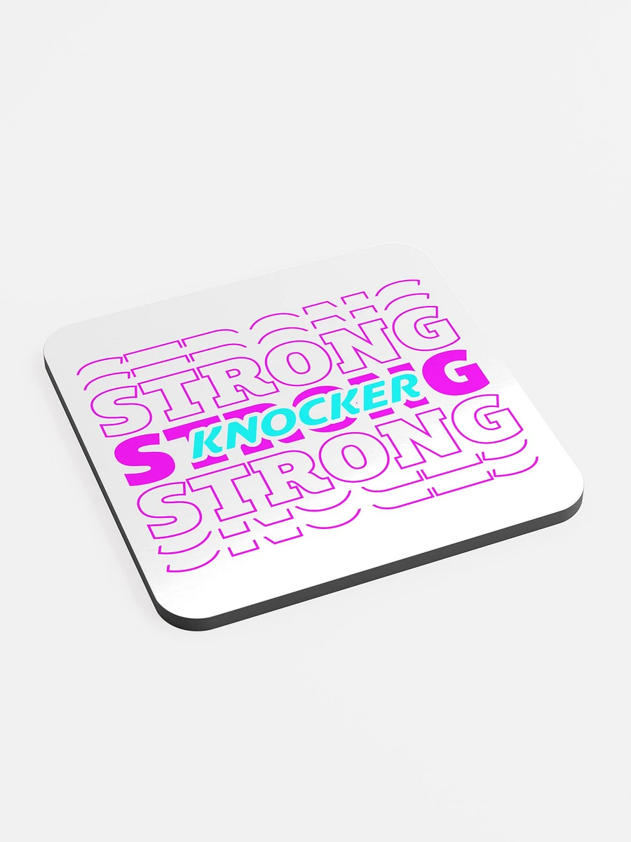KNOCKER STRONG GLOSSED CORK COASTER product image (2)
