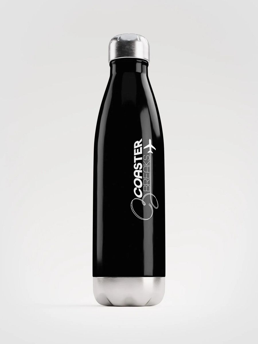 Coaster Breaks Stainless Steel Water Bottle - Black & White product image (1)