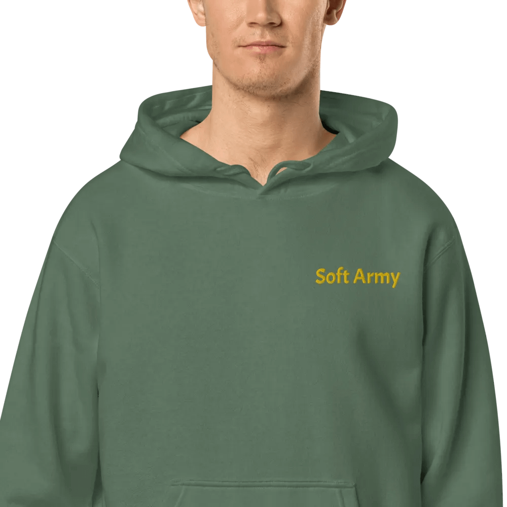 Soft Army Embroidered Hoodie! product image (1)