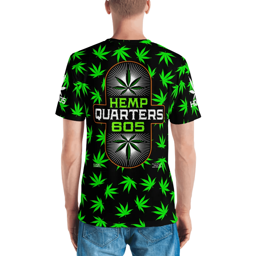 HempQuarters Neon Green Marijuana Leaf Shirt product image (3)