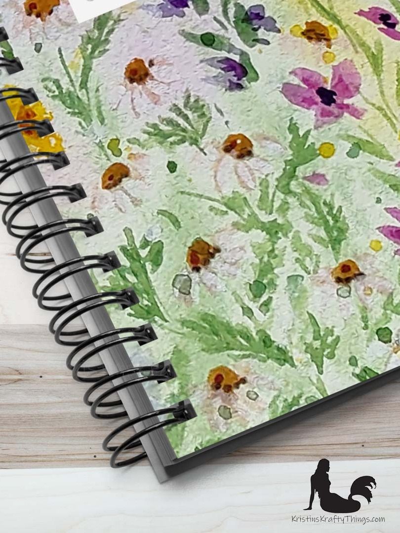 Embrace the Glorious Mess that You Are Wildflowers Notebook product image (2)