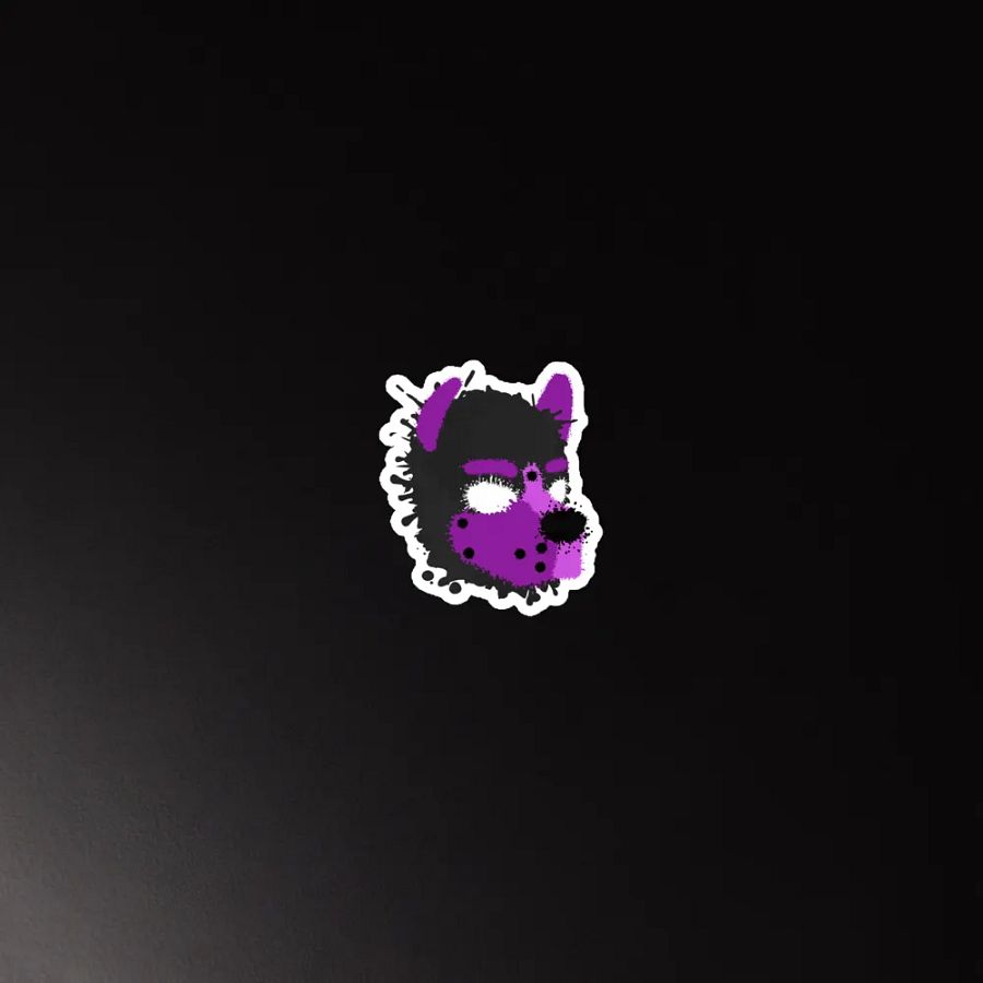 Pup Splatter Magnet - Purple product image (4)