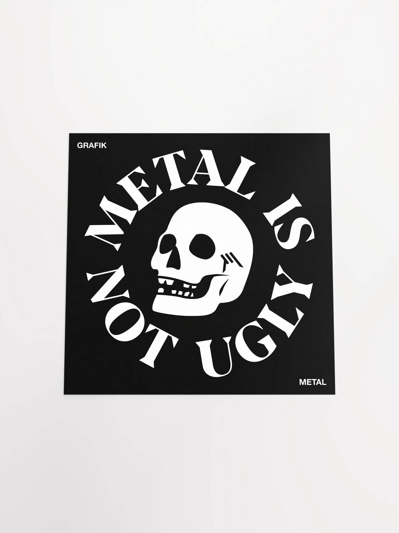 Metal Is Not Ugly - Poster product image (19)