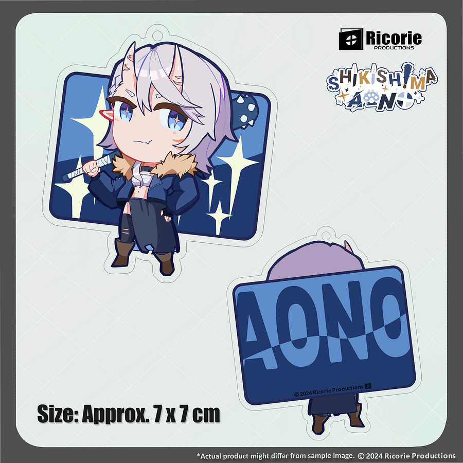 Shikishima Aono 1st Edition Keychain product image (1)