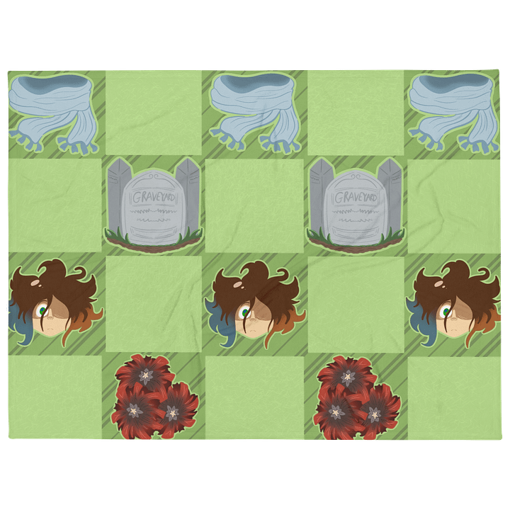 THE FIVE STAGES OF GRIEF BUT YOU'RE STILL ALIVE: Graveyard Blanket *LIMITED product image (1)