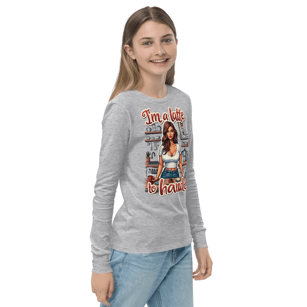 Latte Lover's Latte to Handle Long Sleeve Tee product image (22)
