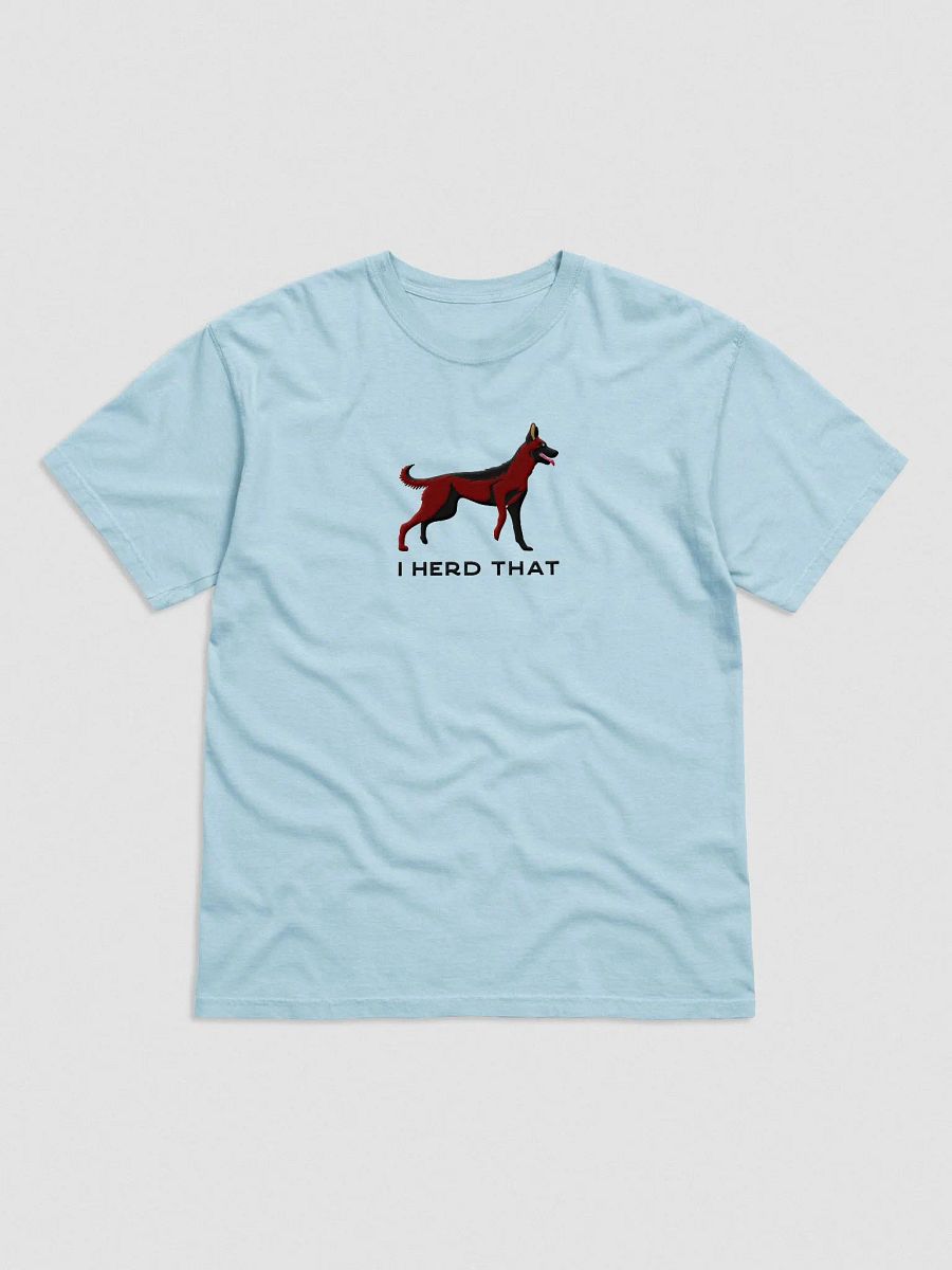 I Herd That T-Shirt(Embroidered) of a Belgian Malinois(Mahogany) product image (4)