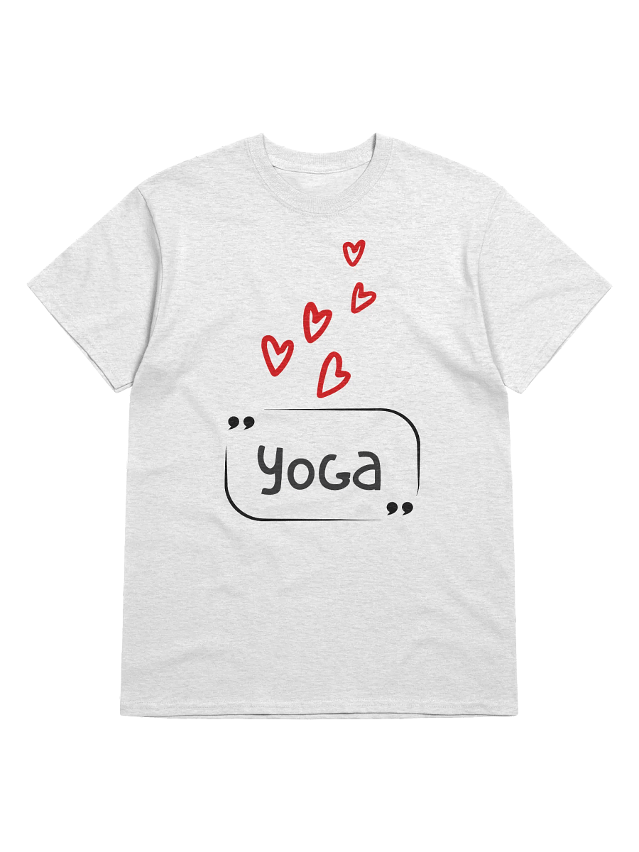 Love Yoga T-Shirt - Hearts Design product image (1)