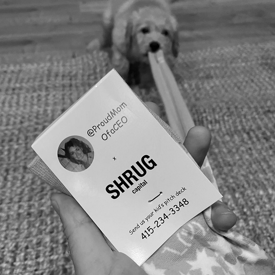Shrug x Proud Mom of a CEO Socks product image (2)