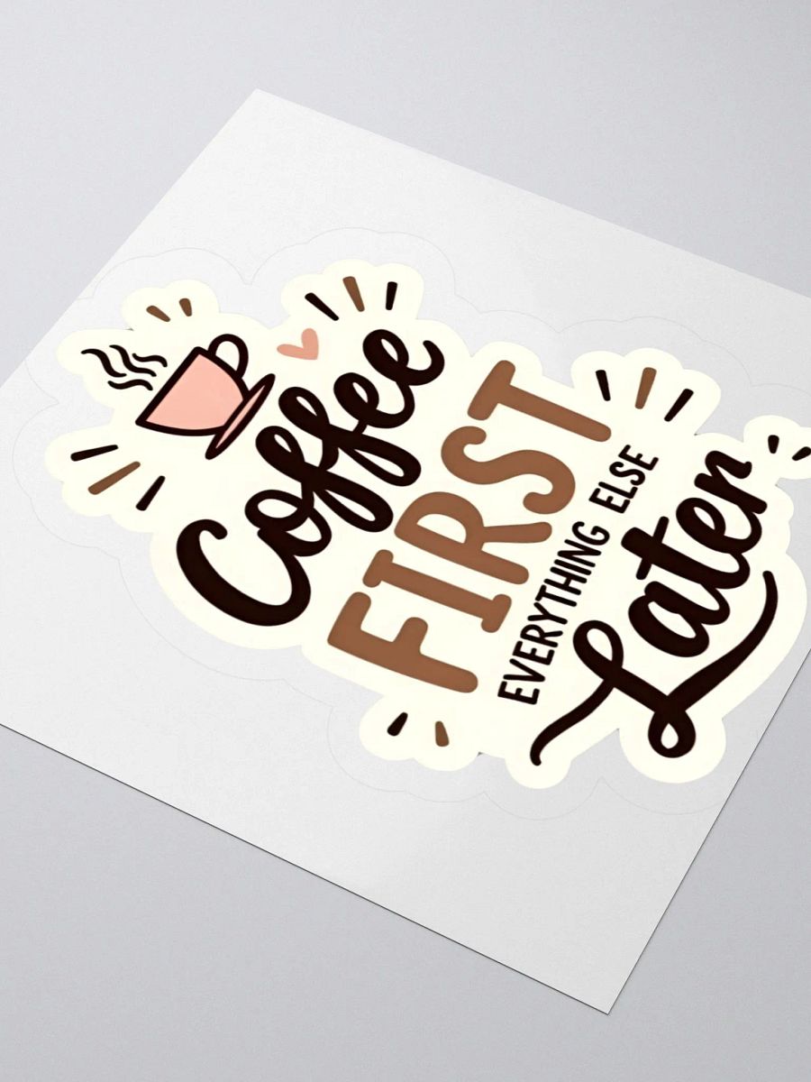 Brew & Focus Sticker product image (3)