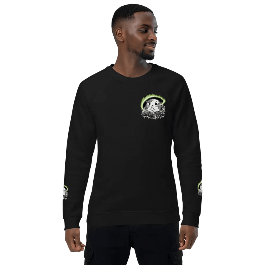 Save Me SOL'S Unisex Organic Raglan Sweatshirt | Sustainable Comfort with a Message product image (1)